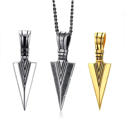 Arrow Pendant Necklace - Mens Anime Jewelry Jewellery