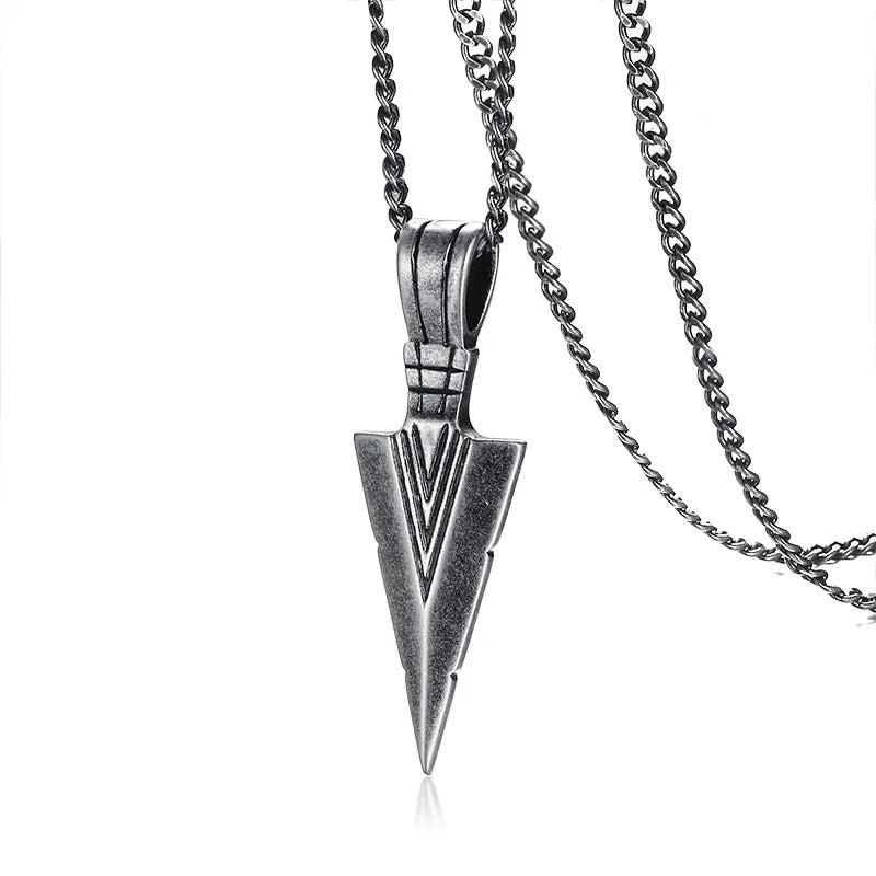 Arrow Pendant Necklace - Mens Anime Jewelry Jewellery