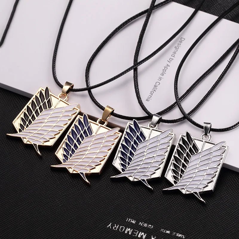 Attack On Titan Necklace - Mens Anime Jewelry Jewellery