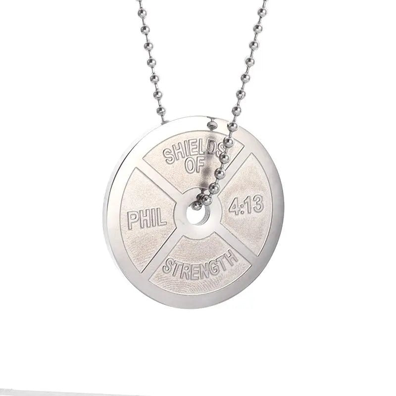 Barbell Necklace - Mens Anime Jewelry Jewellery