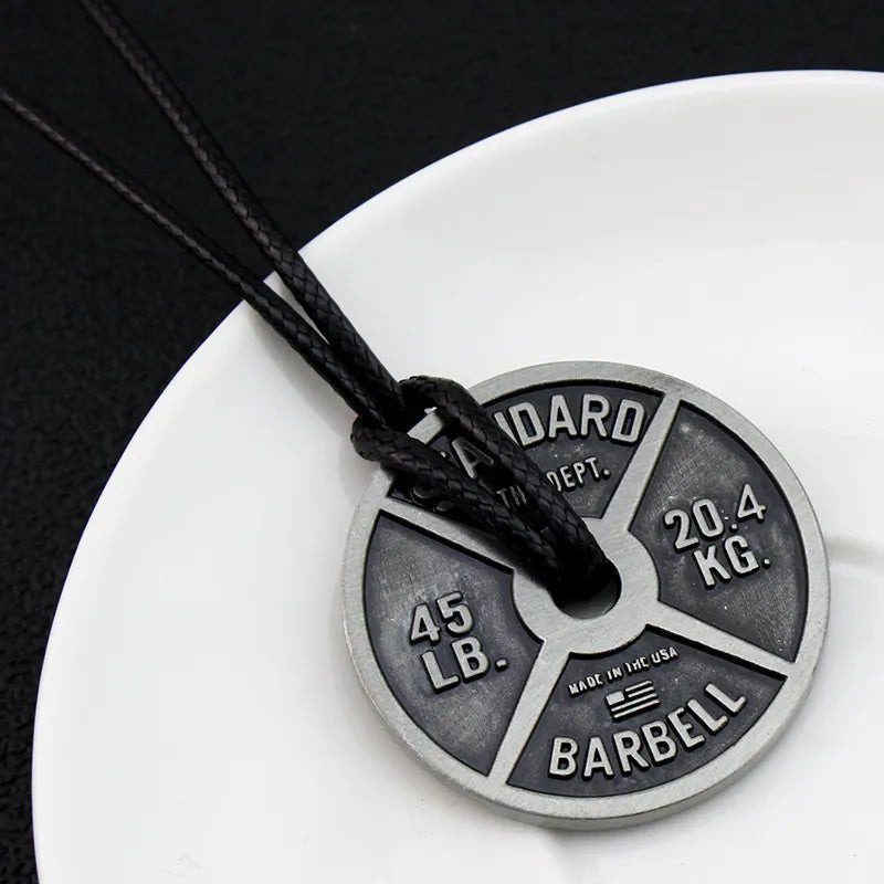 Barbell Necklace - Mens Anime Jewelry Jewellery