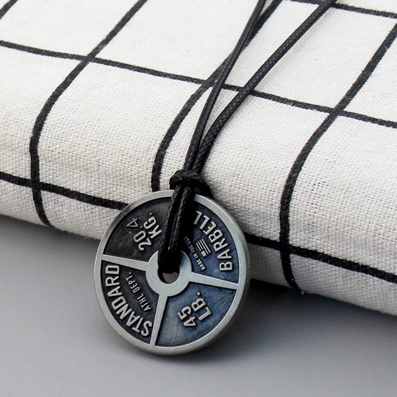 Barbell Necklace - Mens Anime Jewelry Jewellery