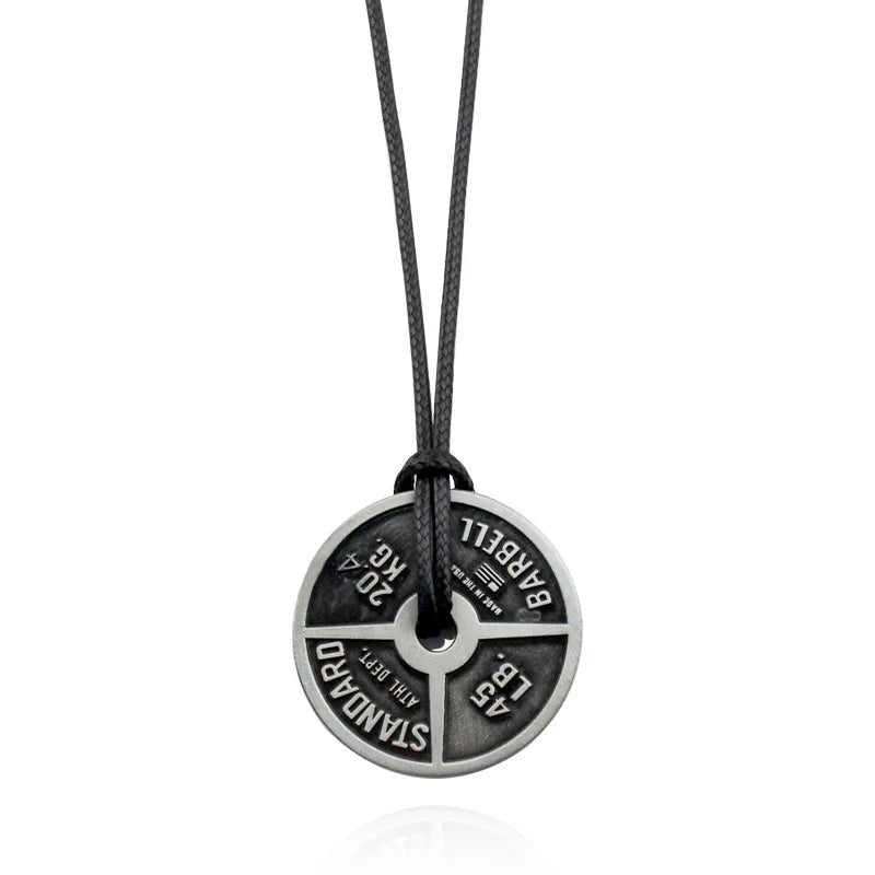 Barbell Necklace - Mens Anime Jewelry Jewellery