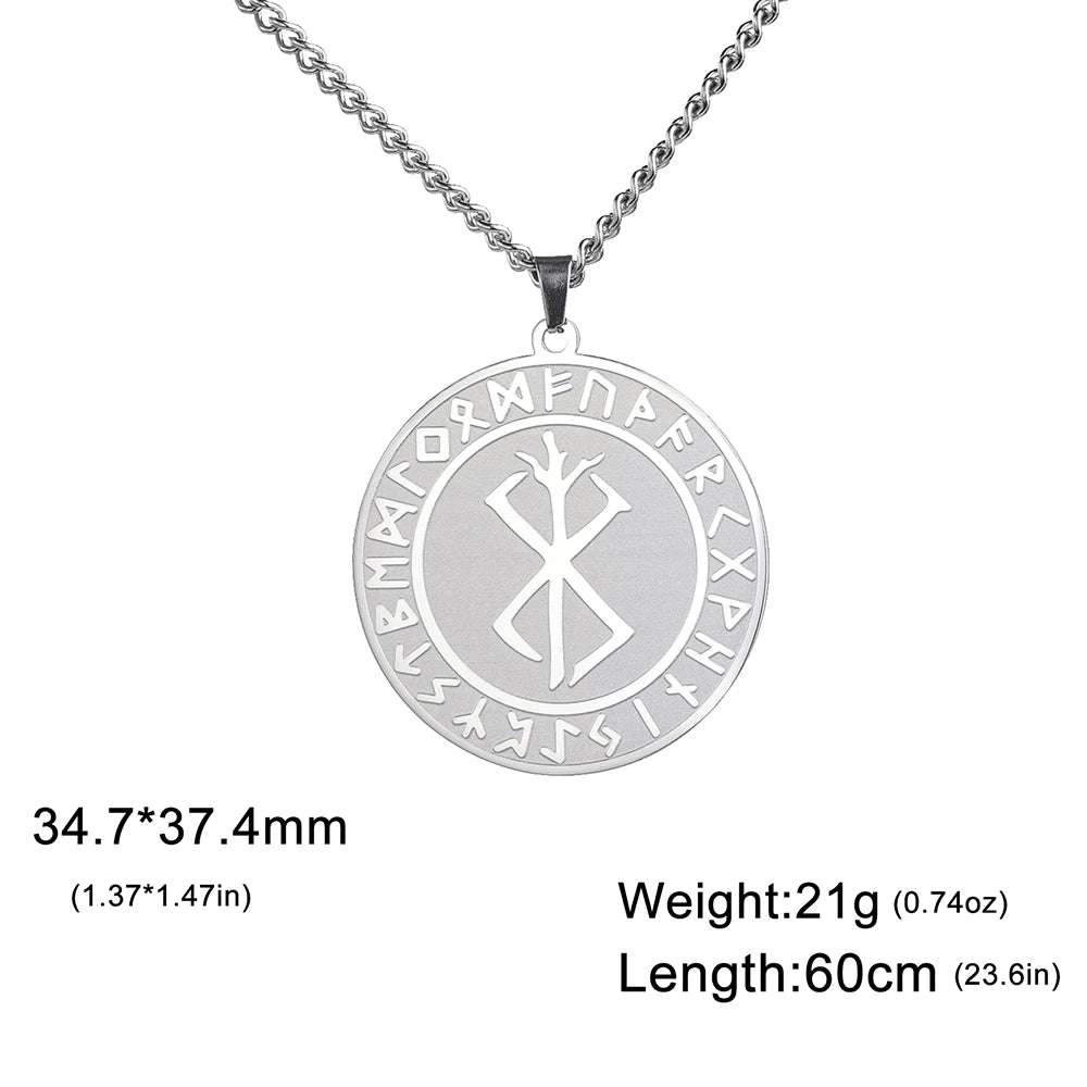 Berserk Round Necklace - Mens Anime Jewelry Jewellery
