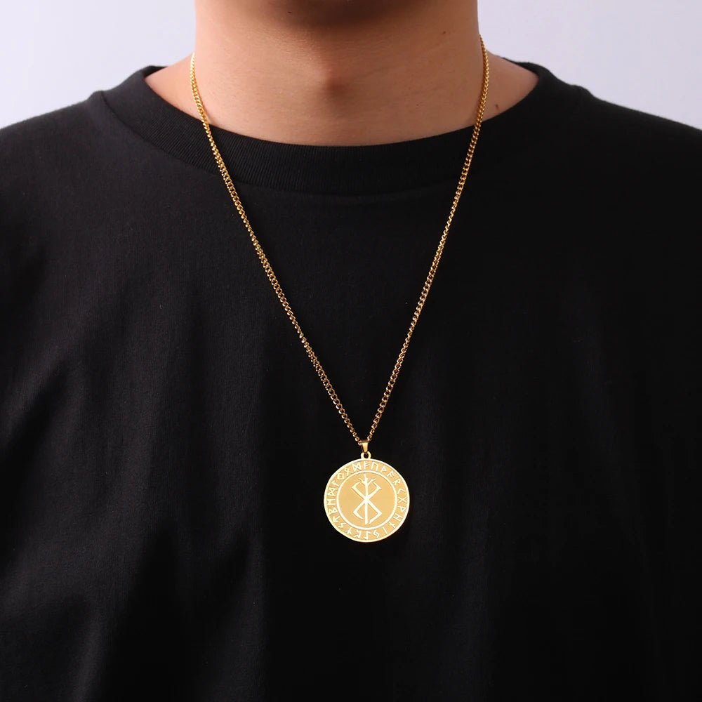 Berserk Round Necklace - Mens Anime Jewelry Jewellery