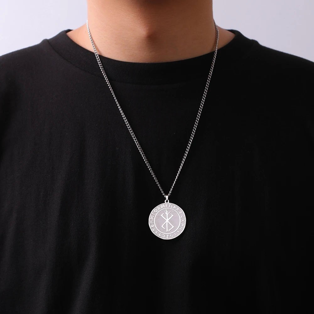 Berserk Round Necklace - Mens Anime Jewelry Jewellery
