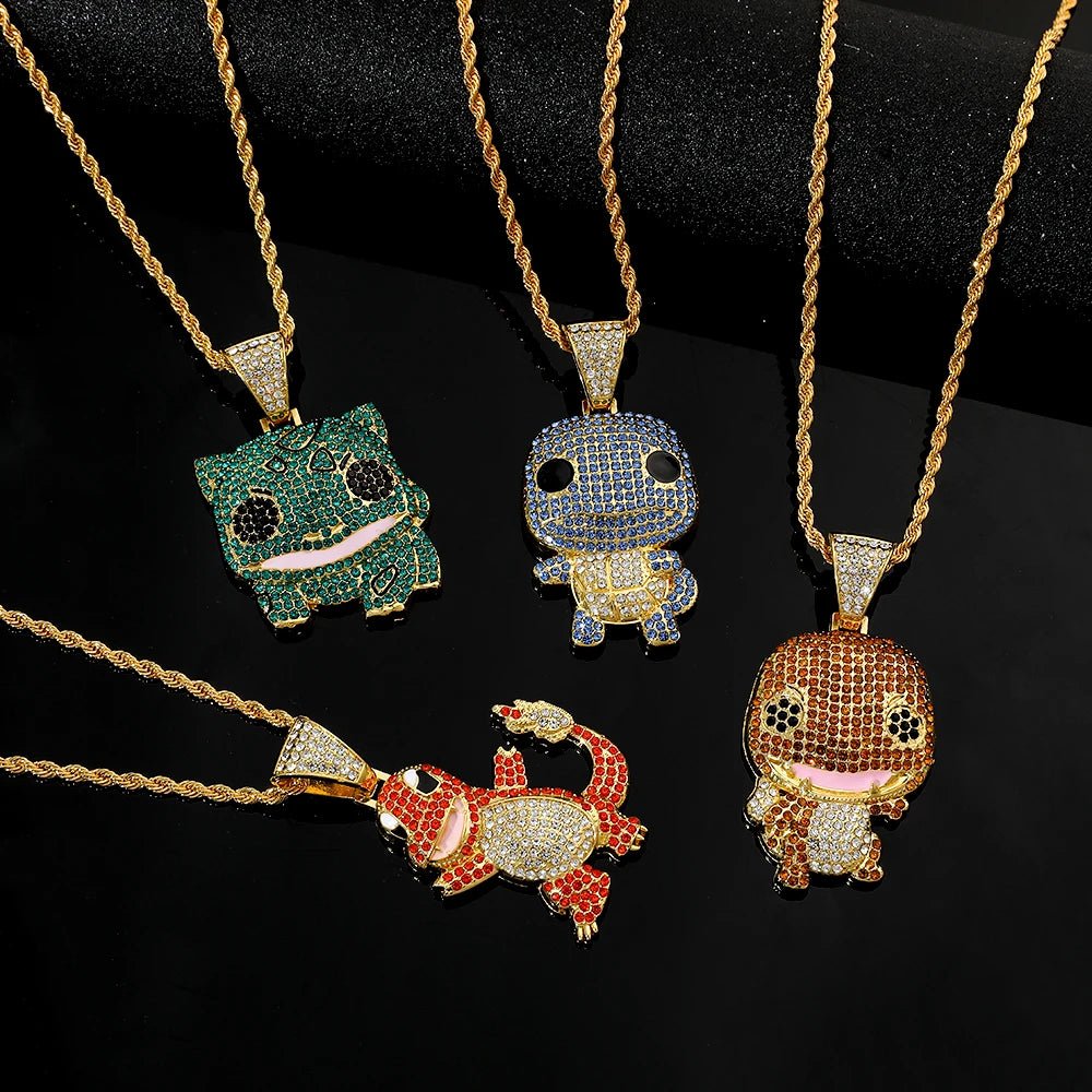 Bulbasaur Necklaces - Mens Anime Jewelry Jewellery