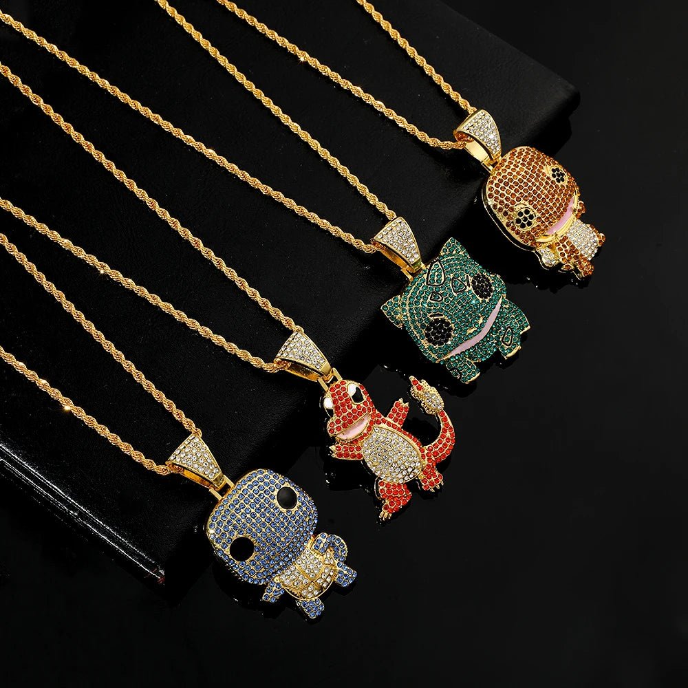 Bulbasaur Necklaces - Mens Anime Jewelry Jewellery