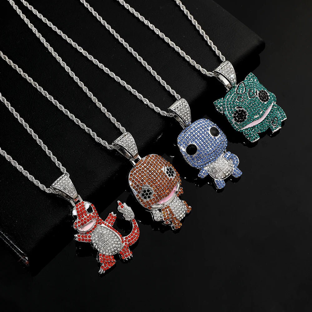 Bulbasaur Necklaces - Mens Anime Jewelry Jewellery