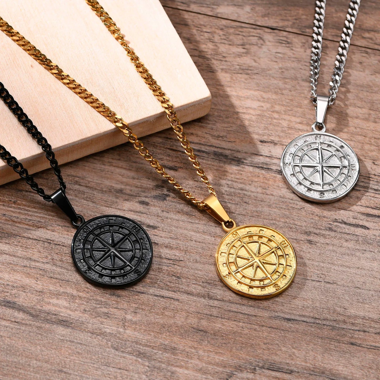 Compass Necklace - Mens Anime Jewelry Jewellery