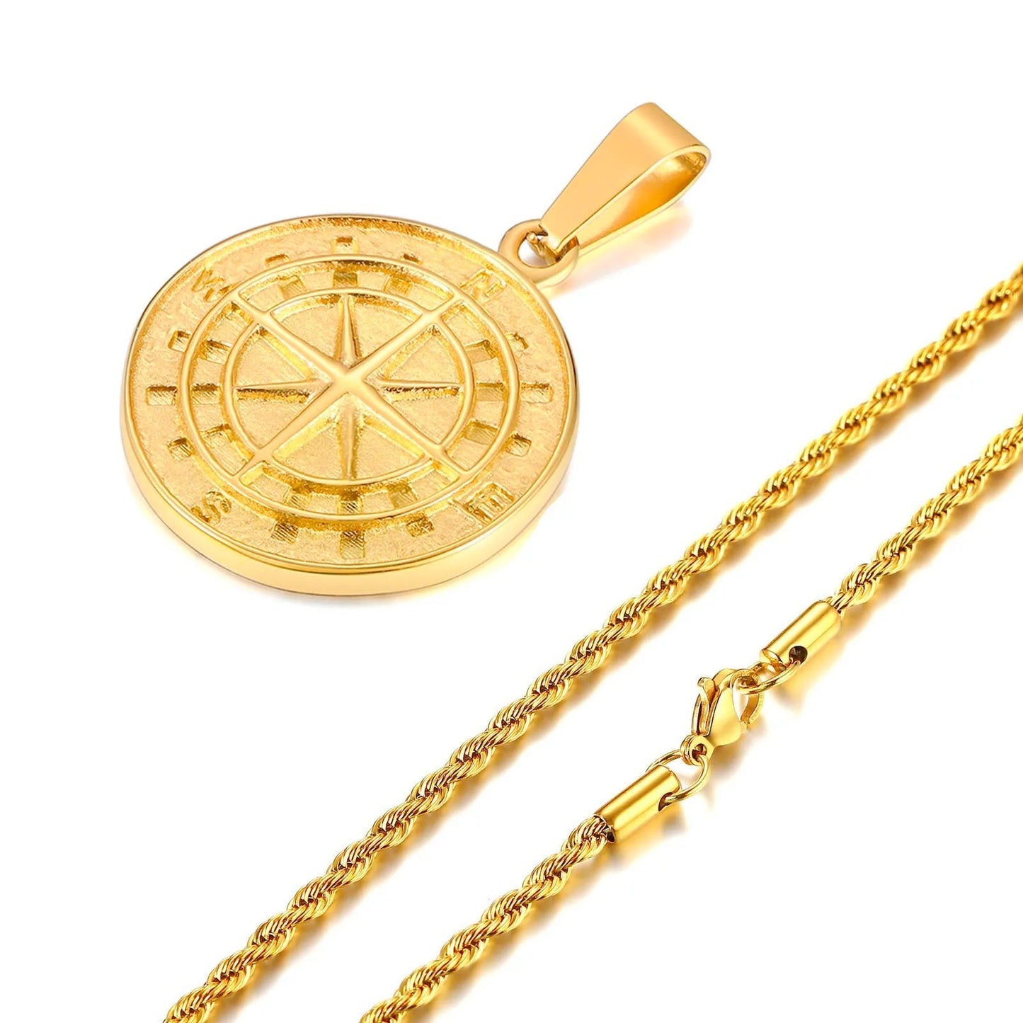 Compass Necklace - Mens Anime Jewelry Jewellery