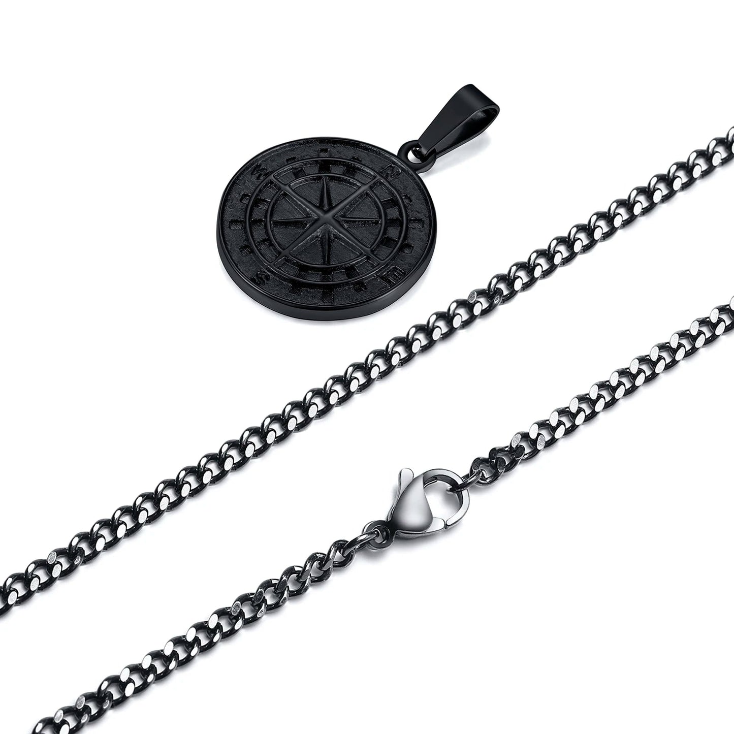 Compass Necklace - Mens Anime Jewelry Jewellery
