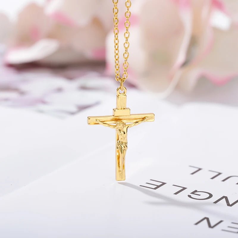 Crucifix Pendant Necklace - Mens Anime Jewelry Jewellery