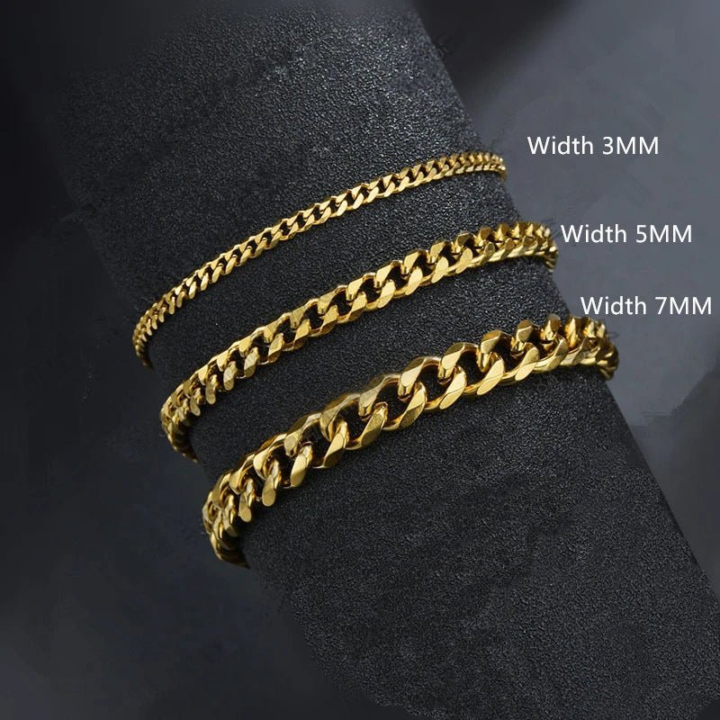 Cuban Chain Bracelet - Mens Anime Jewelry Jewellery