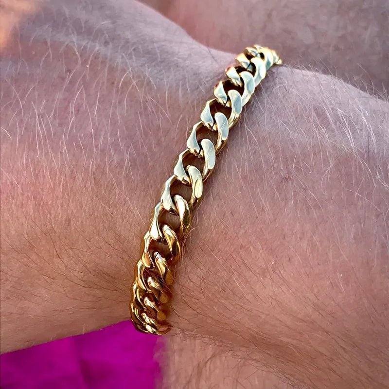 Cuban Chain Bracelet - Mens Anime Jewelry Jewellery