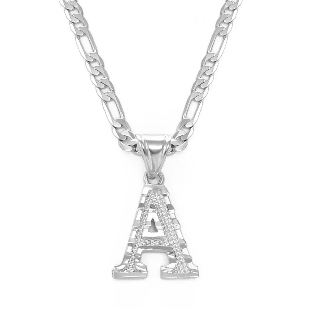 Custom A - Z Letters Pendant Necklace - Mens Anime Jewelry Jewellery