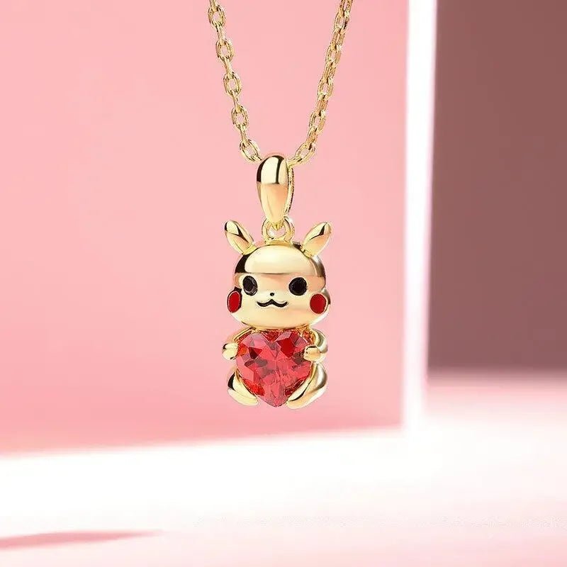 Cute Pikachu Necklace - Mens Anime Jewelry Jewellery