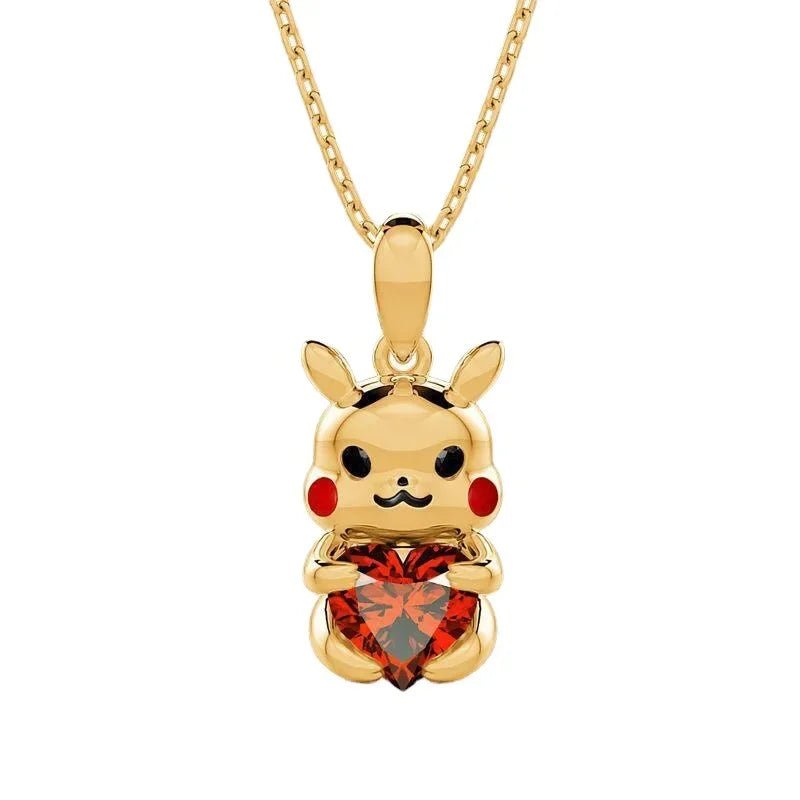 Cute Pikachu Necklace - Mens Anime Jewelry Jewellery