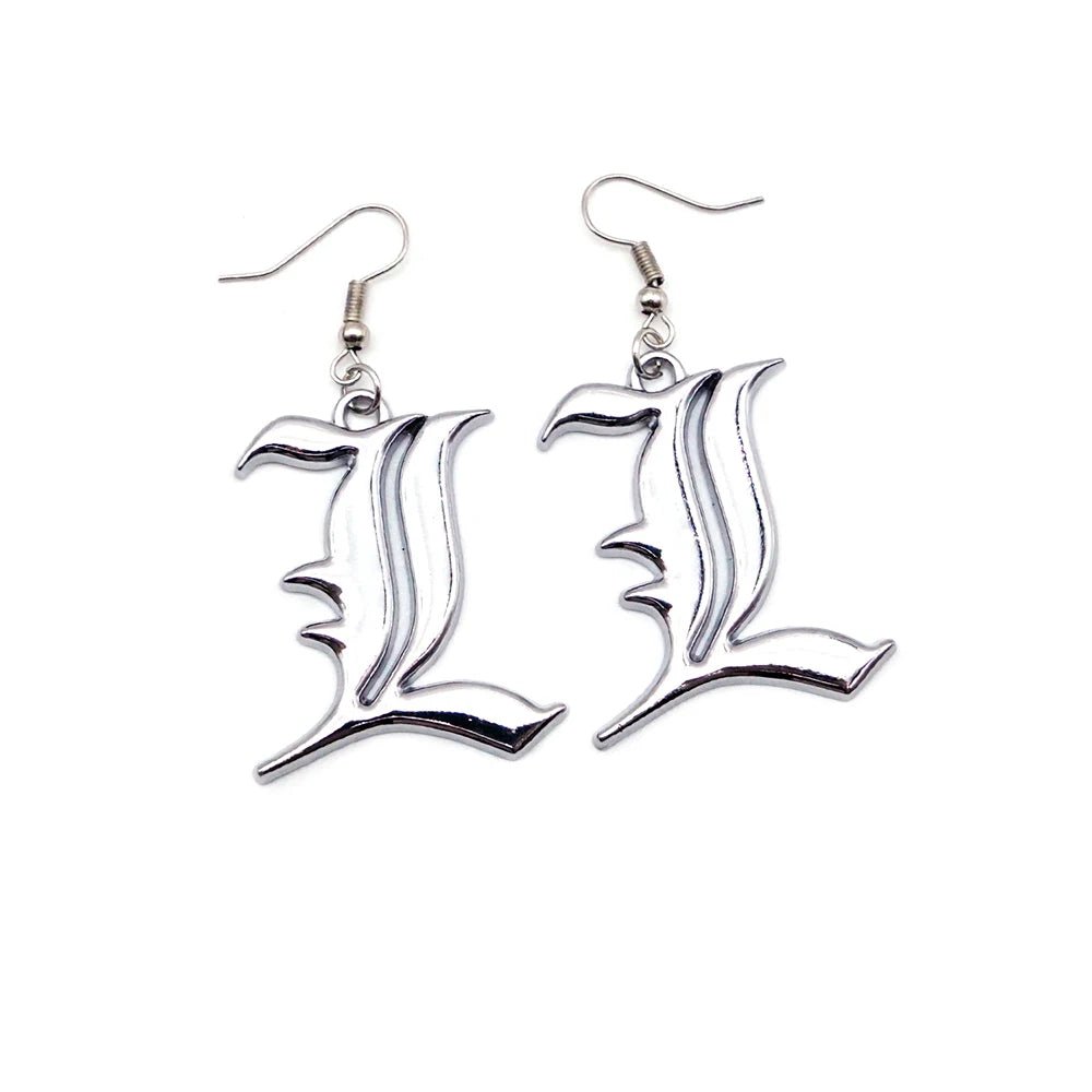 Death Note Earrings - Mens Anime Jewelry Jewellery