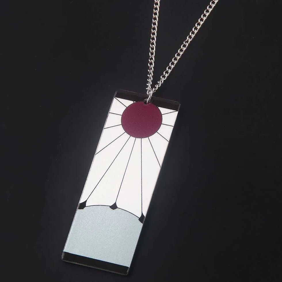Demon Slayer Necklace - Mens Anime Jewelry Jewellery