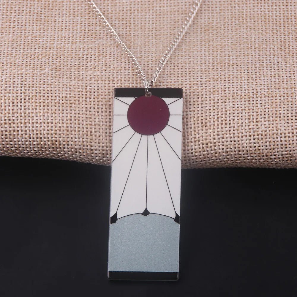 Demon Slayer Necklace - Mens Anime Jewelry Jewellery
