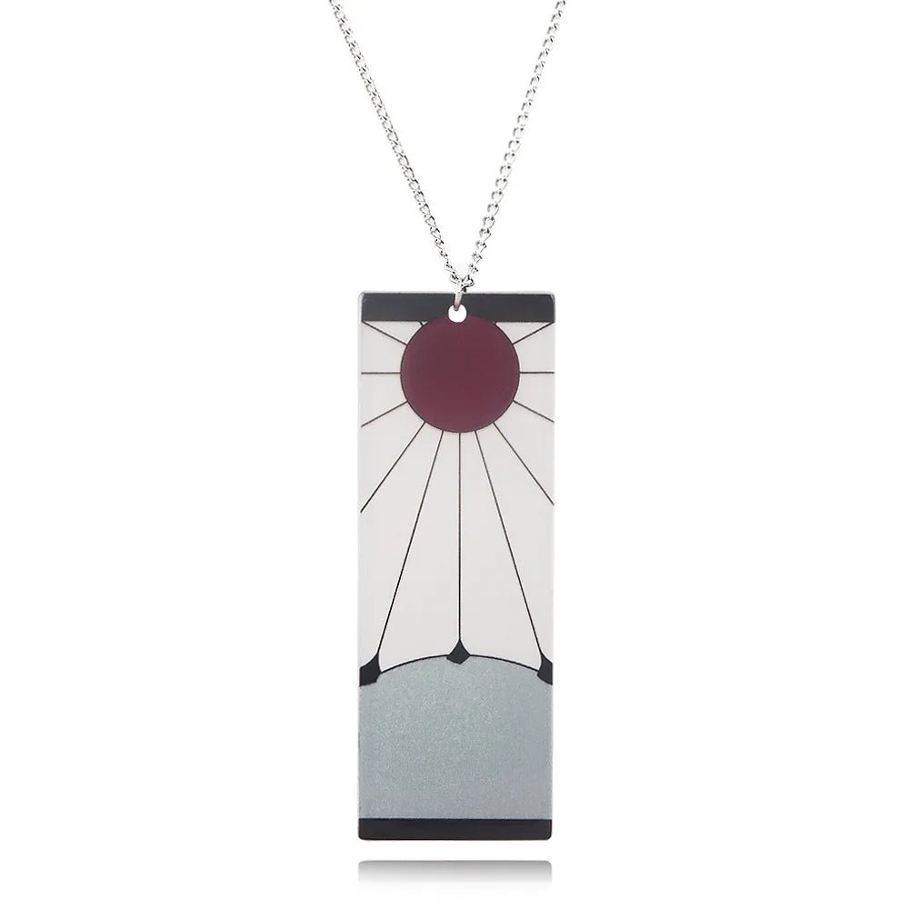 Demon Slayer Necklace - Mens Anime Jewelry Jewellery