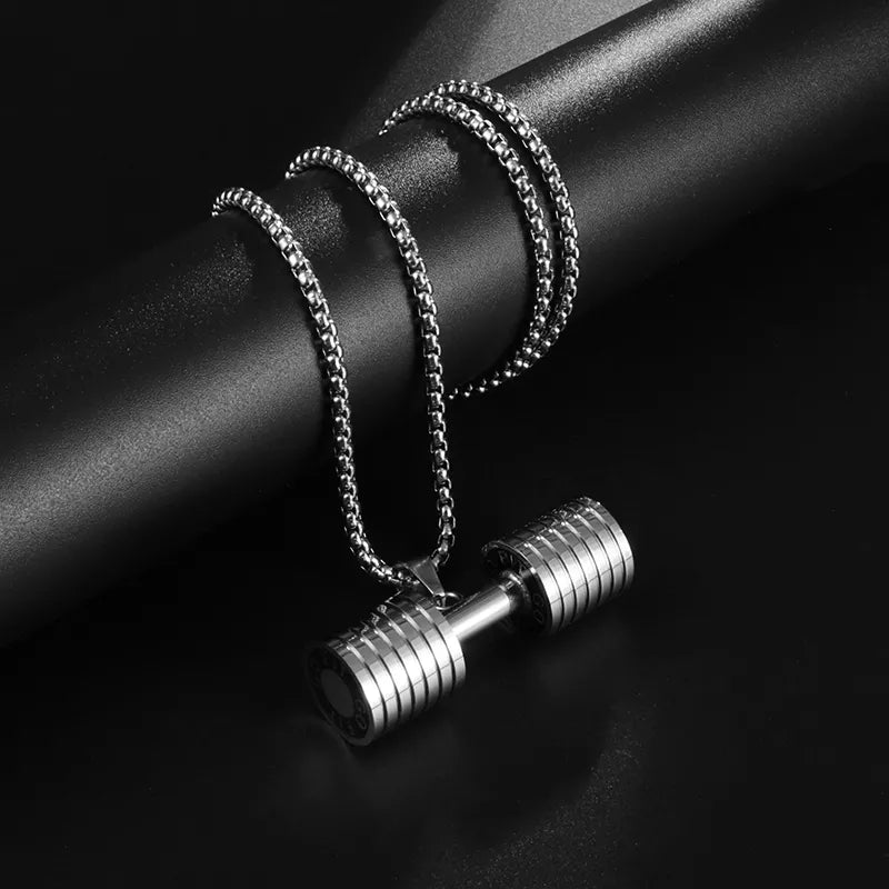 Dumbbell Necklaces - Mens Anime Jewelry Jewellery