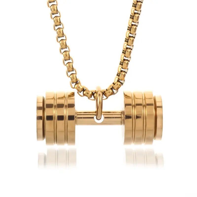 Dumbbell Necklaces - Mens Anime Jewelry Jewellery