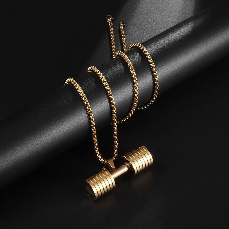 Dumbbell Necklaces - Mens Anime Jewelry Jewellery