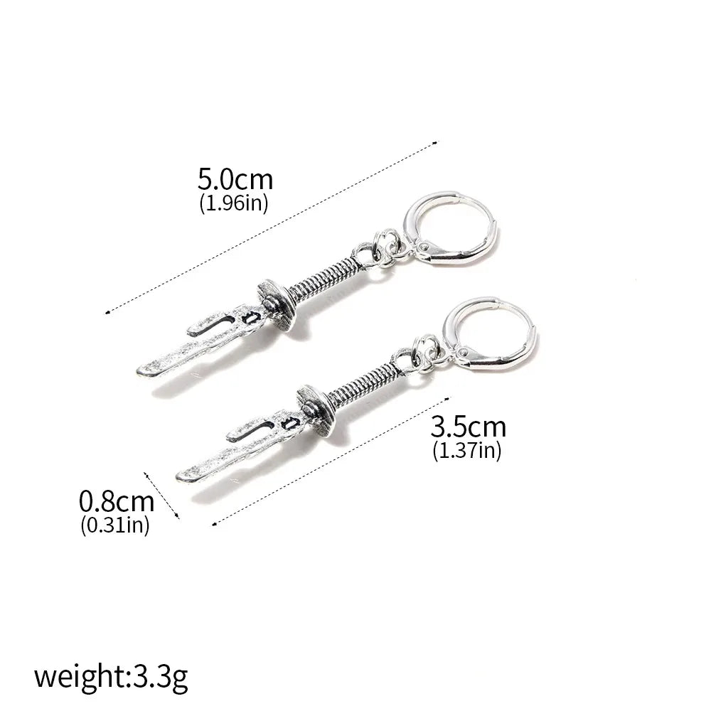 Jujutsu Kaisen Toji Earrings - Mens Anime Jewelry Jewellery