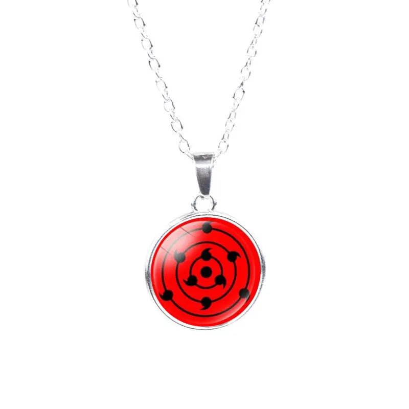 Naruto Sharingan Necklace - Mens Anime Jewelry Jewellery