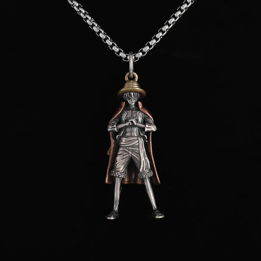 One Piece 3D Necklace - Mens Anime Jewelry Jewellery