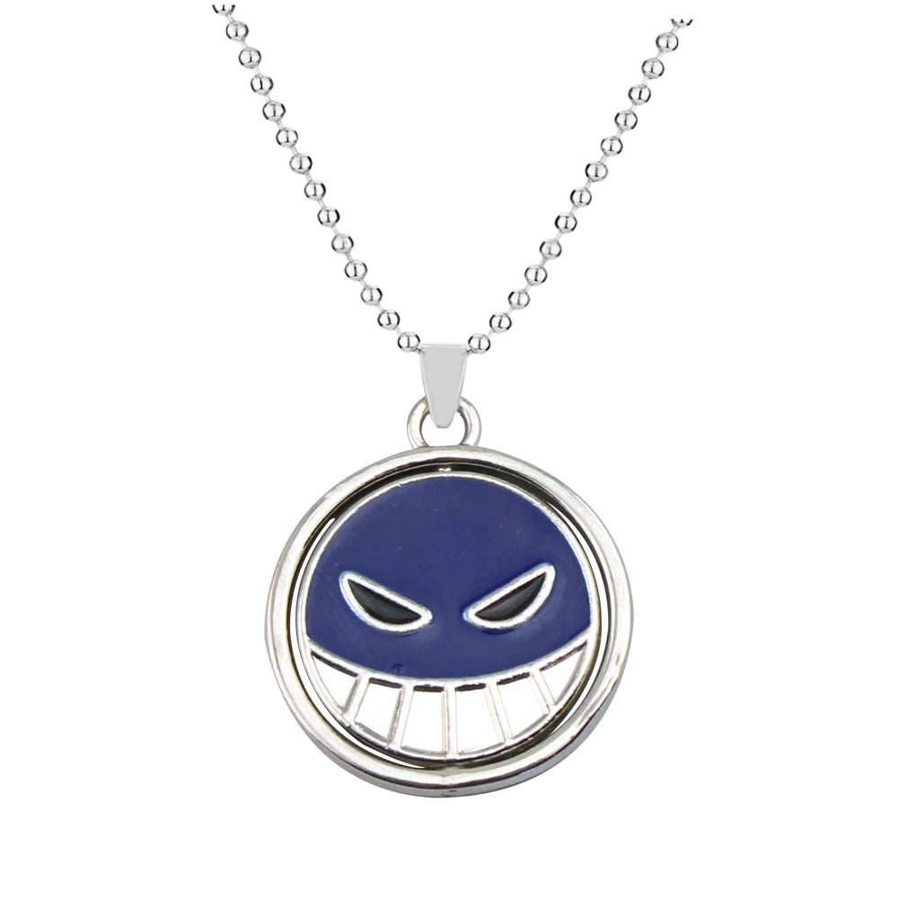 One Piece Ace Necklace - Mens Anime Jewelry Jewellery