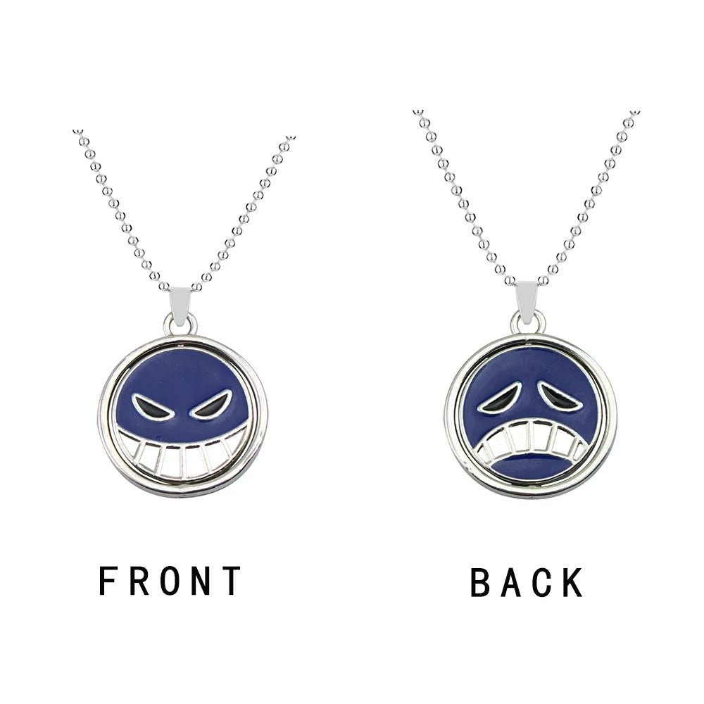 One Piece Ace Necklace - Mens Anime Jewelry Jewellery