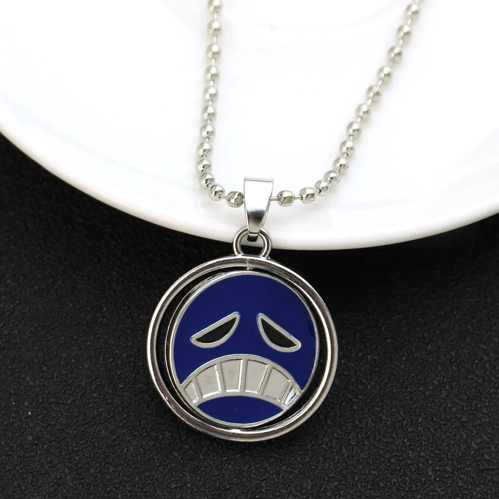 One Piece Ace Necklace - Mens Anime Jewelry Jewellery