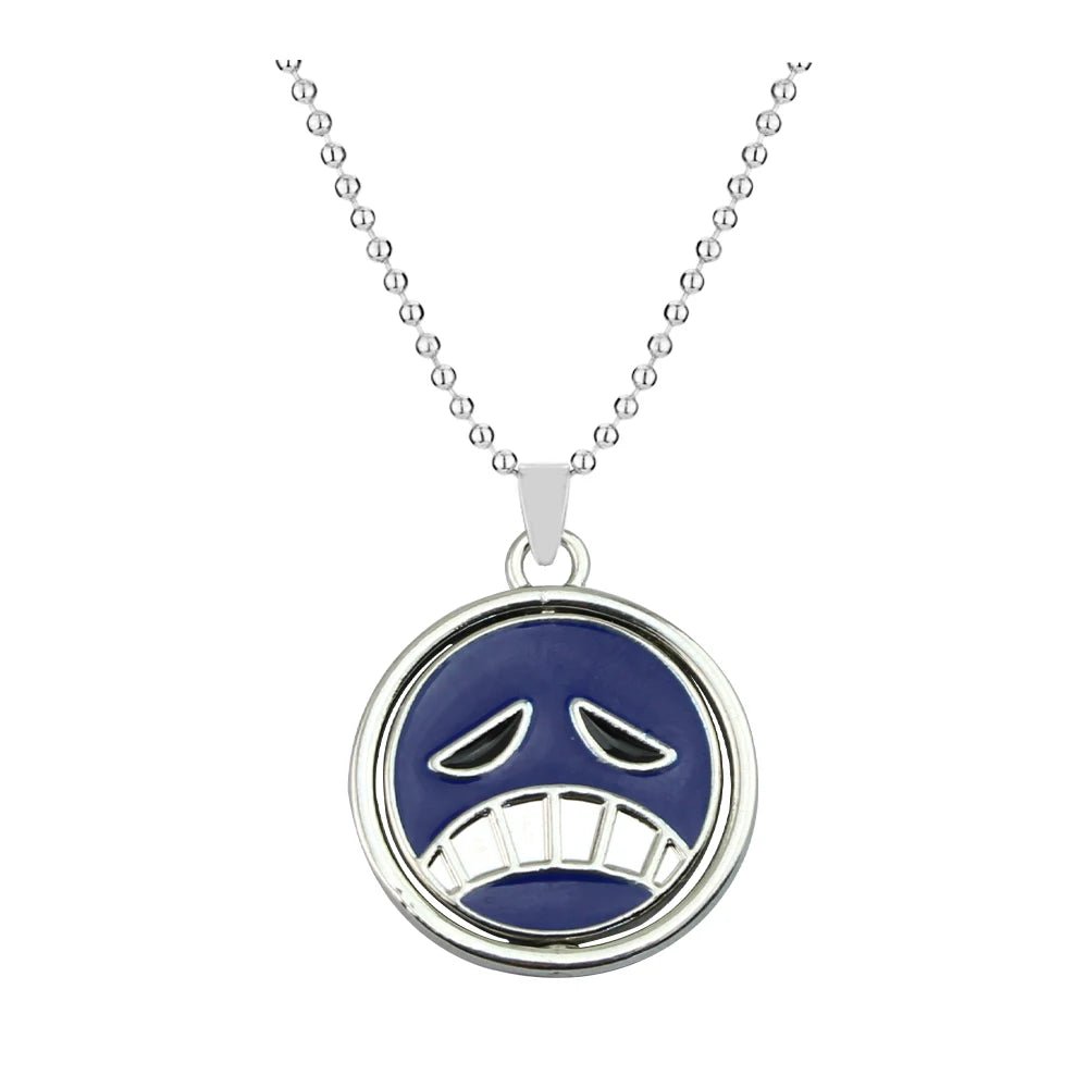 One Piece Ace Necklace - Mens Anime Jewelry Jewellery
