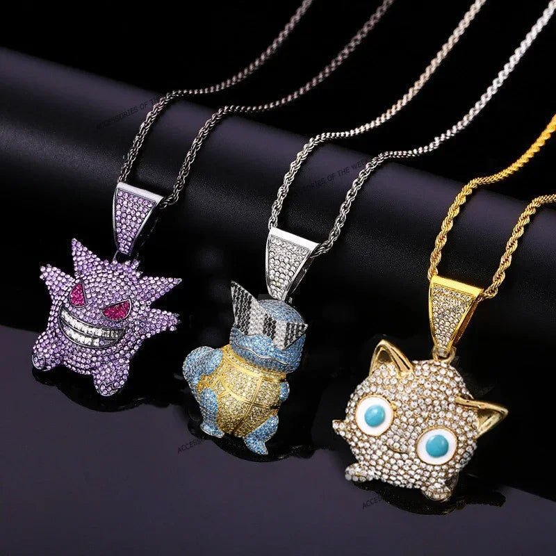 Pokemon Necklace - Mens Anime Jewelry Jewellery