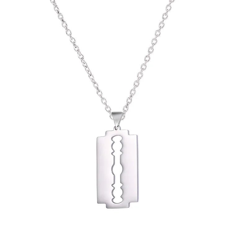 Razor Blade Necklace - Mens Anime Jewelry Jewellery