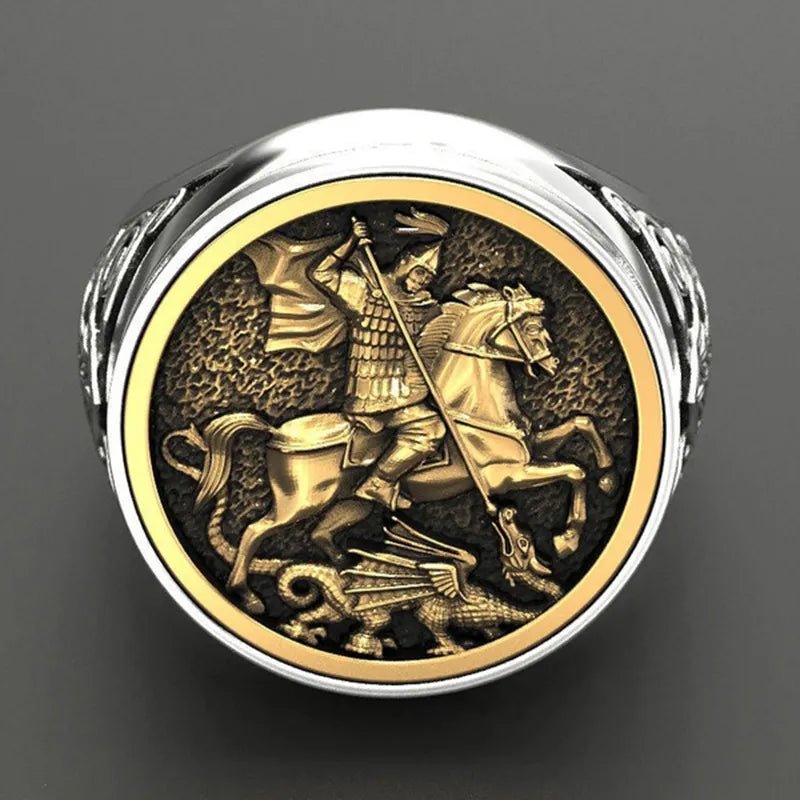 Rome Soldier Ring - Mens Anime Jewelry Jewellery