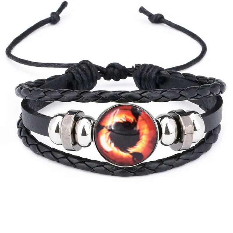 Sharingan Eye Bracelet - Mens Anime Jewelry Jewellery