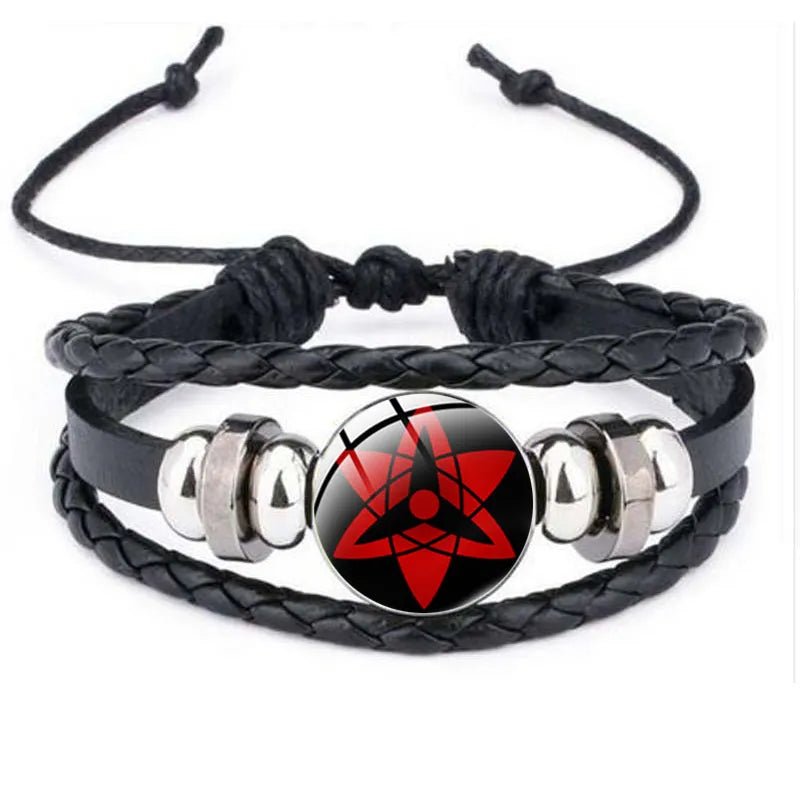 Sharingan Eye Bracelet - Mens Anime Jewelry Jewellery