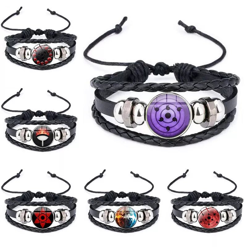 Sharingan Eye Bracelet - Mens Anime Jewelry Jewellery