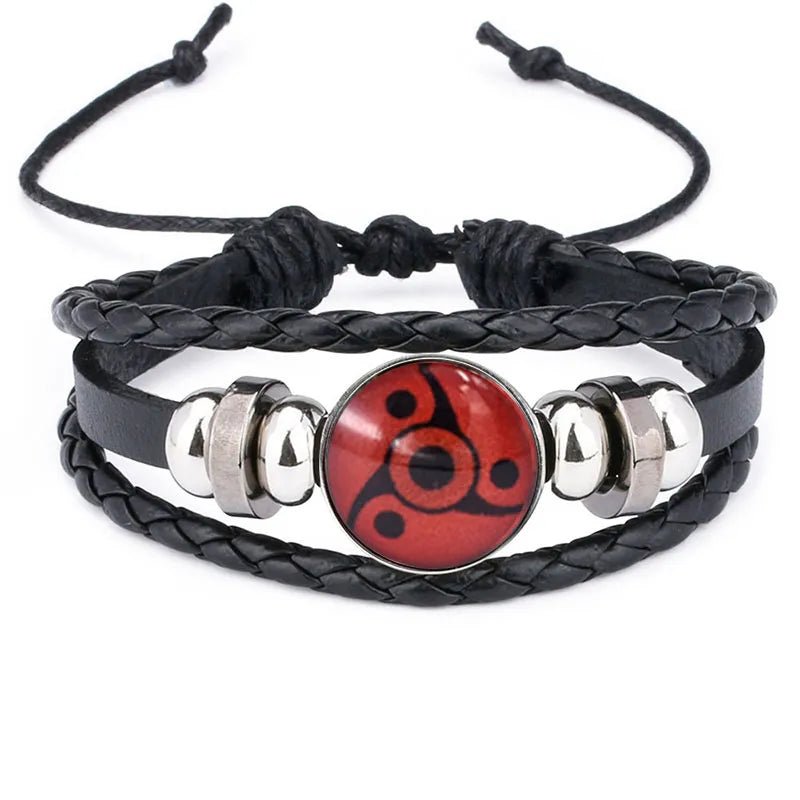 Sharingan Eye Bracelet - Mens Anime Jewelry Jewellery