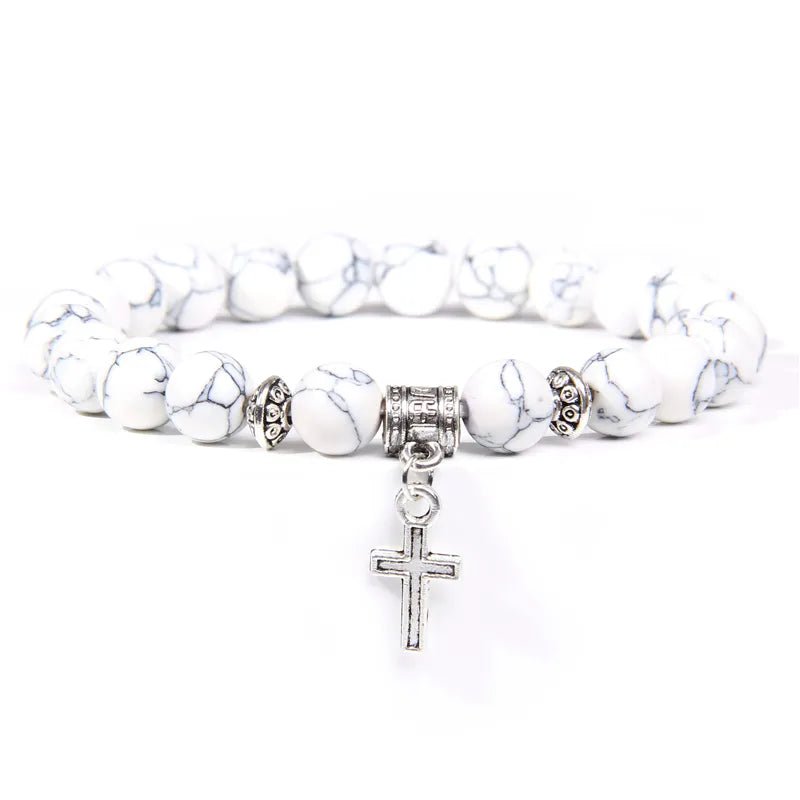 Silver Cross Bracelet - Mens Anime Jewelry Jewellery
