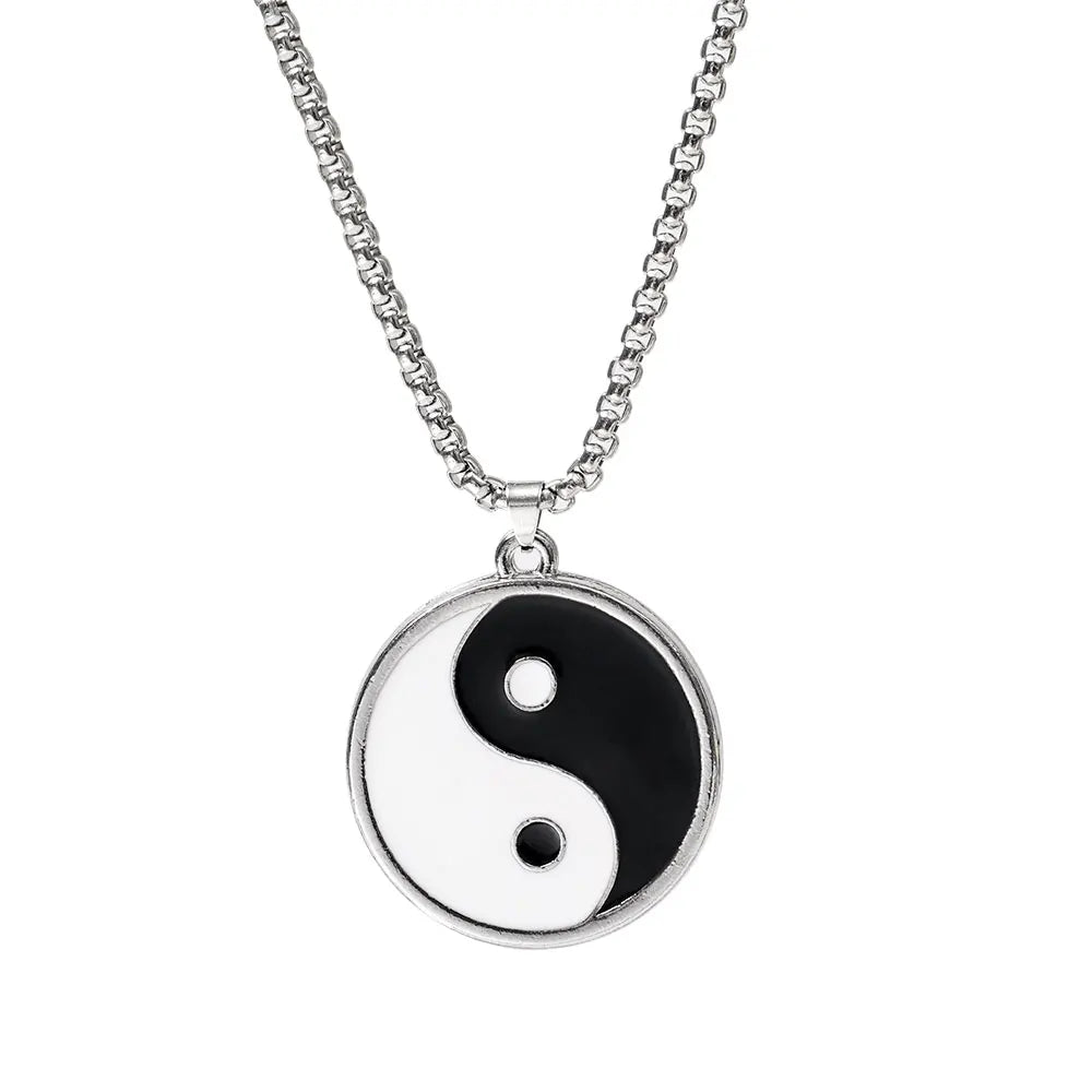 Yin and Yang Necklace - Mens Anime Jewelry Jewellery