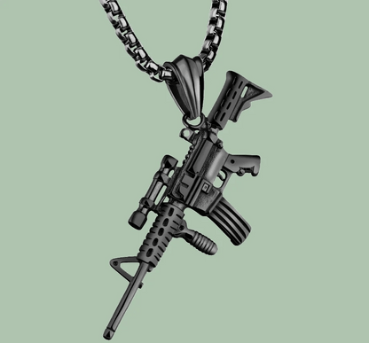 AK47 & GUNS Necklace - Berserk Jewels Jewelery Jewellery