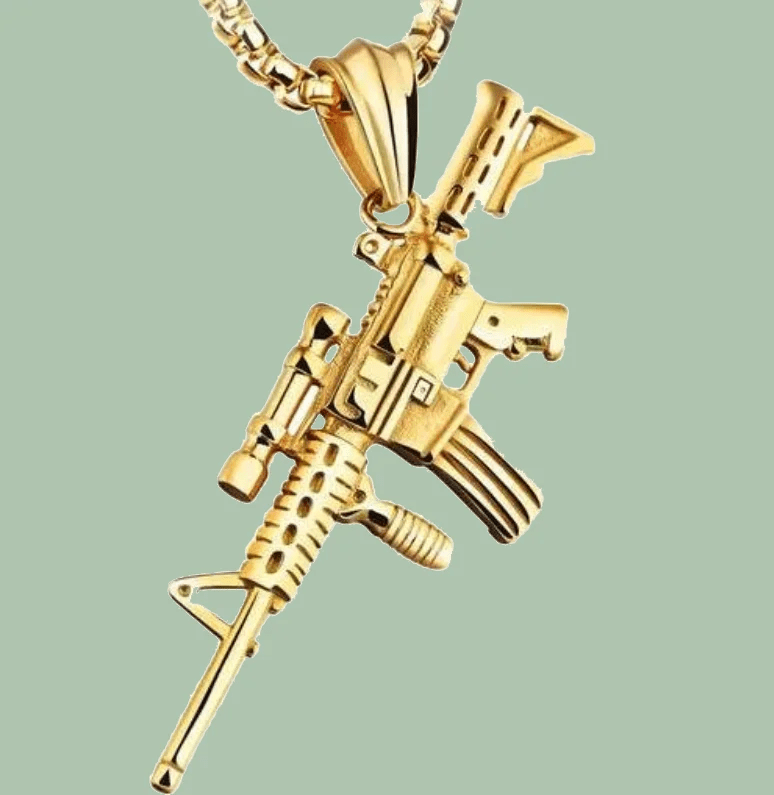 AK47 & GUNS Necklace - Berserk Jewels Jewelery Jewellery