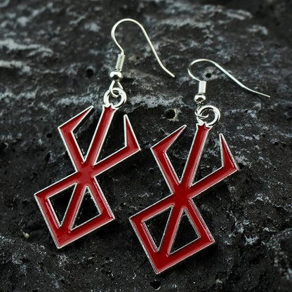 Berserk Brand of Sacrifice Earrings - Berserk Jewels Jewelery Jewellery