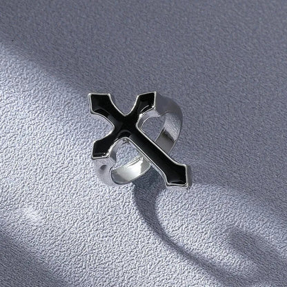 Black Cross Ring - Berserk Jewels Jewelery Jewellery