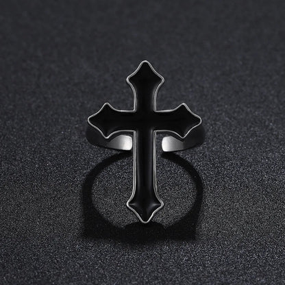 Black Cross Ring - Berserk Jewels Jewelery Jewellery